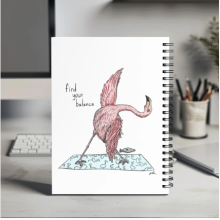 מחברת ספירלה פלמינגו