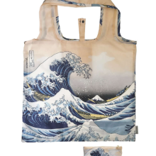 תיק קניות מתקפל דגם הגל הגדול