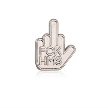 סיכת דש FCK HMS כסף