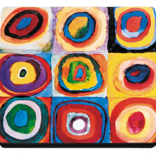 תחתית עץ דגם קנדינסקי