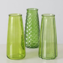 אגרטל זכוכית ירוק