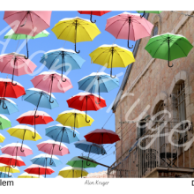 גלויה רחוב המטריות