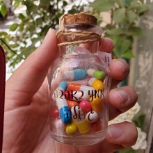 ממני באהבה גדולה- צנצנת עם מסרים בקפסולות
